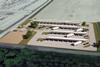 Milence visual of Immingham HGV charging hub final phase