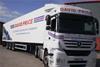 David Price Foods liveried Merc truck