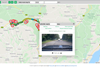 UK new dashcam route map eduted
