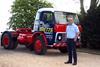 Simon Brett MD Bretts Transport with the newly restored Volvo F86 tractor unit