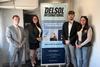 L-R Jake Smithurst, Claire Maddock, Dylan Walker and Kathy Jones