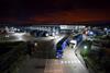Palletline Hub at Night