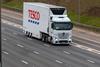 Tesco lorry on the M1