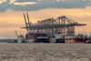 DP World London Gateway Port on the River Thames