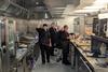 Pic 1 - Hollies staff get to grips with the new kitche at The Holliesjpg