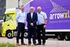 (From left) Richard Smith, MD of Kinaxia Logistics’ primary sector business, Simon Hawthorne, general manager, trunking and network control at ArrowXL, and Adrian Boardman, senior operations manager, Mark Thompson Transport