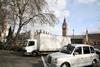 Lorry outside Big ben