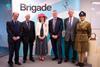 Roger Gough, Christopher Hanson-Abbott, OBE, Lady Colgrain, Philip Hanson-Abbott, Mr Kevin Holford, Cadet Regimental Sergeant Major Layana Joshy