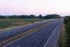 Empty motorway