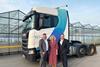 Left to right Marcus Drury, MD of Temples Transport, Julie Feltwell, MD of Buffaload Logistics, Ross Taylor, CEO of Buffaload Logistics.