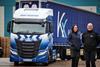 Nicky Woodman of Kinaxia Logistics, left, with Mark Stanley of Ansell Lighting2[67923]