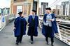 Open University gaduates Lauren, Nick and Joseph