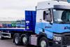 Clugston-Distribution-truck-with-flatbed-trailer-April-2018-326x245