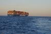 Container ship in the Red Sea