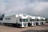 Â© Simon Vine Photography 13 October 2012 T2523 Hermes Trucks Lories Nuneaton distribution centre hub