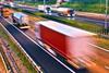 Trucks on highway