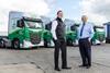 Fraser MacLean, MD, and GM Thomas Gardiner at M&H Carriers’ new delivery hub in Perth