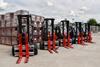 Fleet of Linde Material Handling Electric Forklifts Stationed at Russell Roof Tiles[70205]