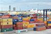 Container terminal in Teesport
