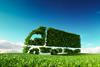 Eco,Friendly,Transportation,Concept.,3d,Rendering,Of,Green,Green,Truck