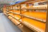 Empty shelves - shutterstock