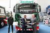 Kondal Reddy Kandadi, deputy vice chancellor of the University of Bolton (L) and Alex Laffey (R), CEO of Eddie Stobart Logistics