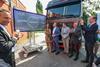 Megawatt charging for electric trucks