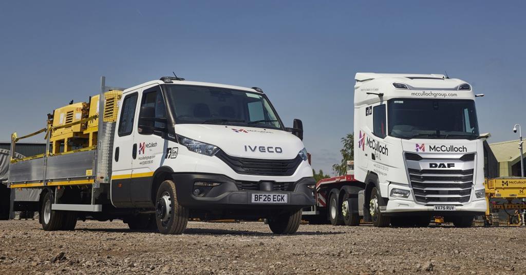 McCulloch Rail on track with new Iveco and DAF trucks