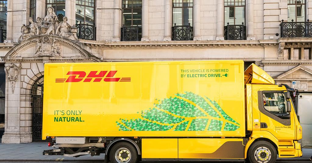 dhl electric lorry