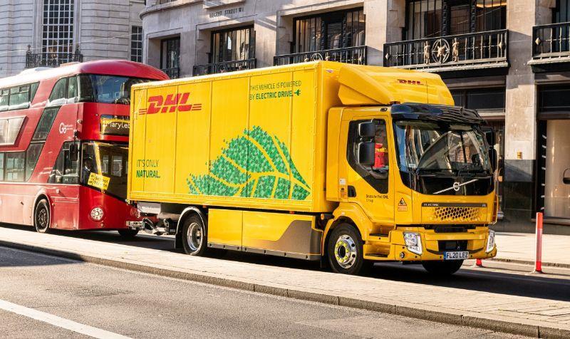 dhl electric lorry