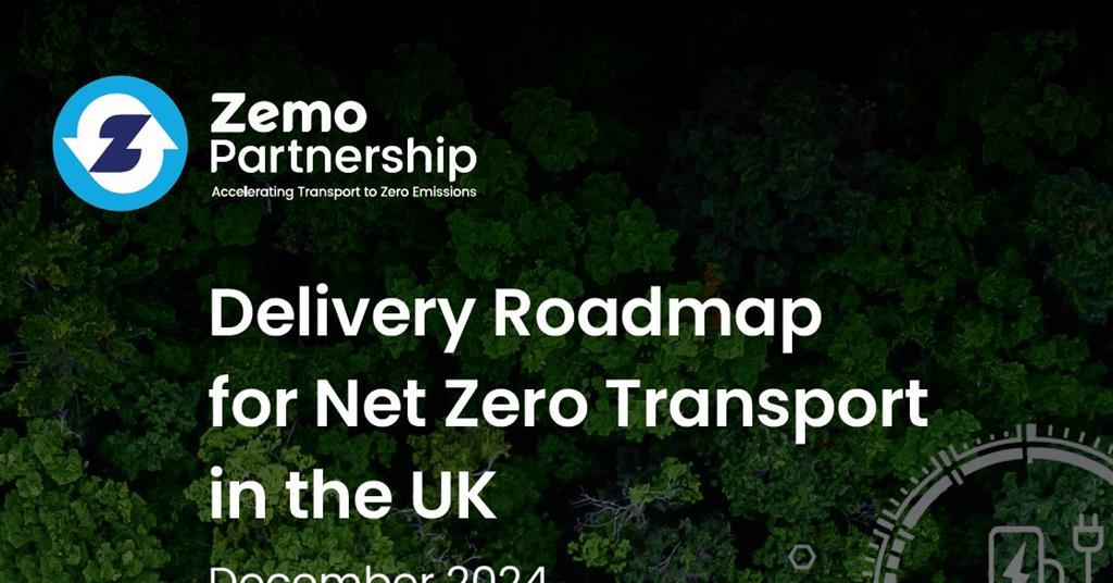 Zemo Partnership releases UK roadmap for net zero transport transition ...