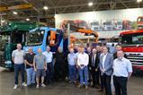The drivers were also given a tour of DAF's Leyland factory.