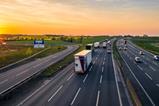 Sunset on the M1