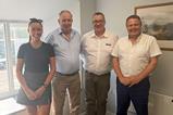 L-R Kathy Jones, Kevin Jones, Darren Jones and Simon Walker (landscape)