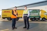 L-R Sambit Banerjee, Joint CEO of Siemens Mobility UK&I and Wayne Jay, VP Operations at DHL Supply Chain UK.