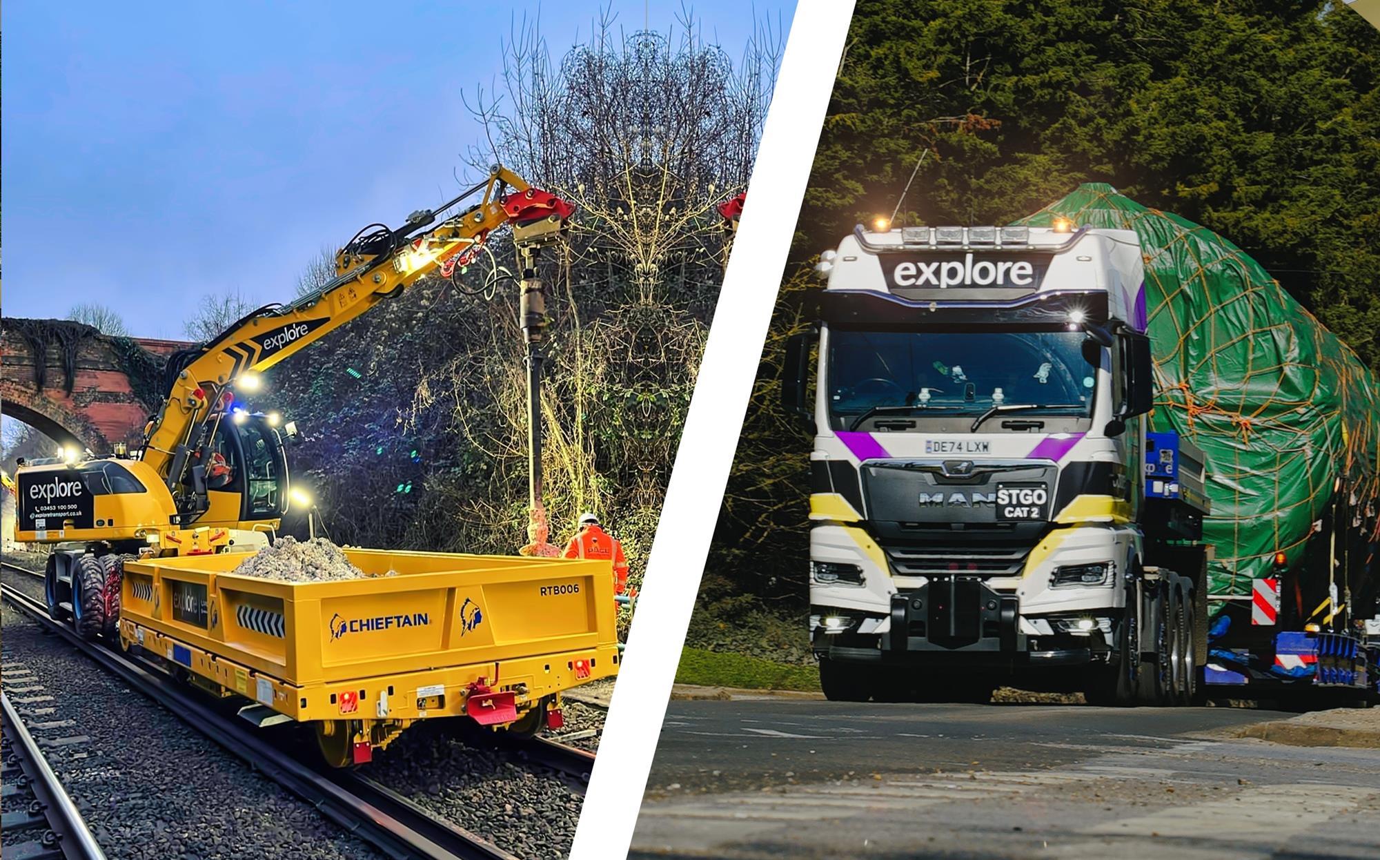 Transport and plant hire firm Explore has sold off its civil plant and tool  hire division and bolstered its position in the UK transport and rail plant  sectors. | Motor Transport