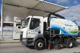Hydrogen powered Road Sweeper-