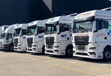 WT Transport newly branded vehicles