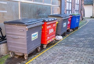 Commercial waste bins