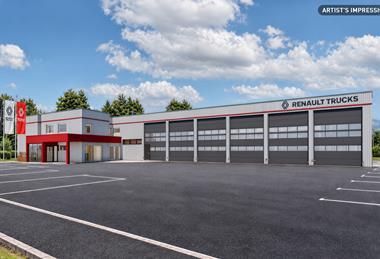 Artist's impression of the site.