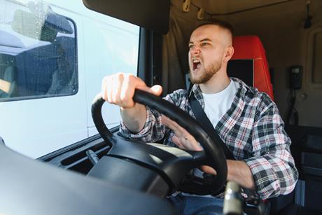 Angry driver