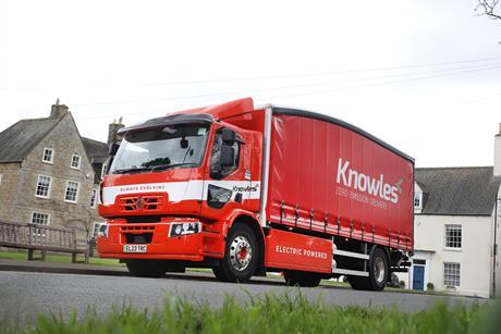 Knowles Logistics expands electric fleet with addition of  the Renault E-tech D18