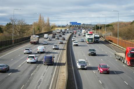 The M1 motorway. Photo by Mike Bird on Pexels.