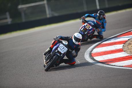 Rhys Hutchinson takes to the track in the 2026 No Limits Racing CB500 championship.