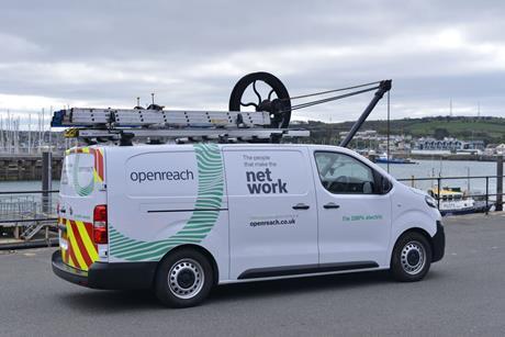 Openreach electric van