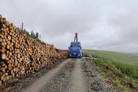 Scotland timber transport