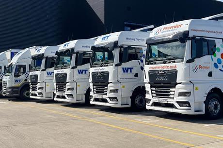WT Transport newly branded vehicles