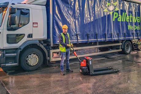 Palletway Birmingham pump truck