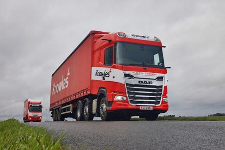 Knowles Logistics expands fleet with new DAF fuel efficient vehicles