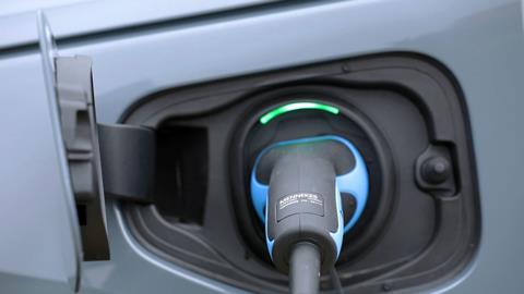 Electric-van-plugged-in-Vauxhall-Vivaro-scaled
